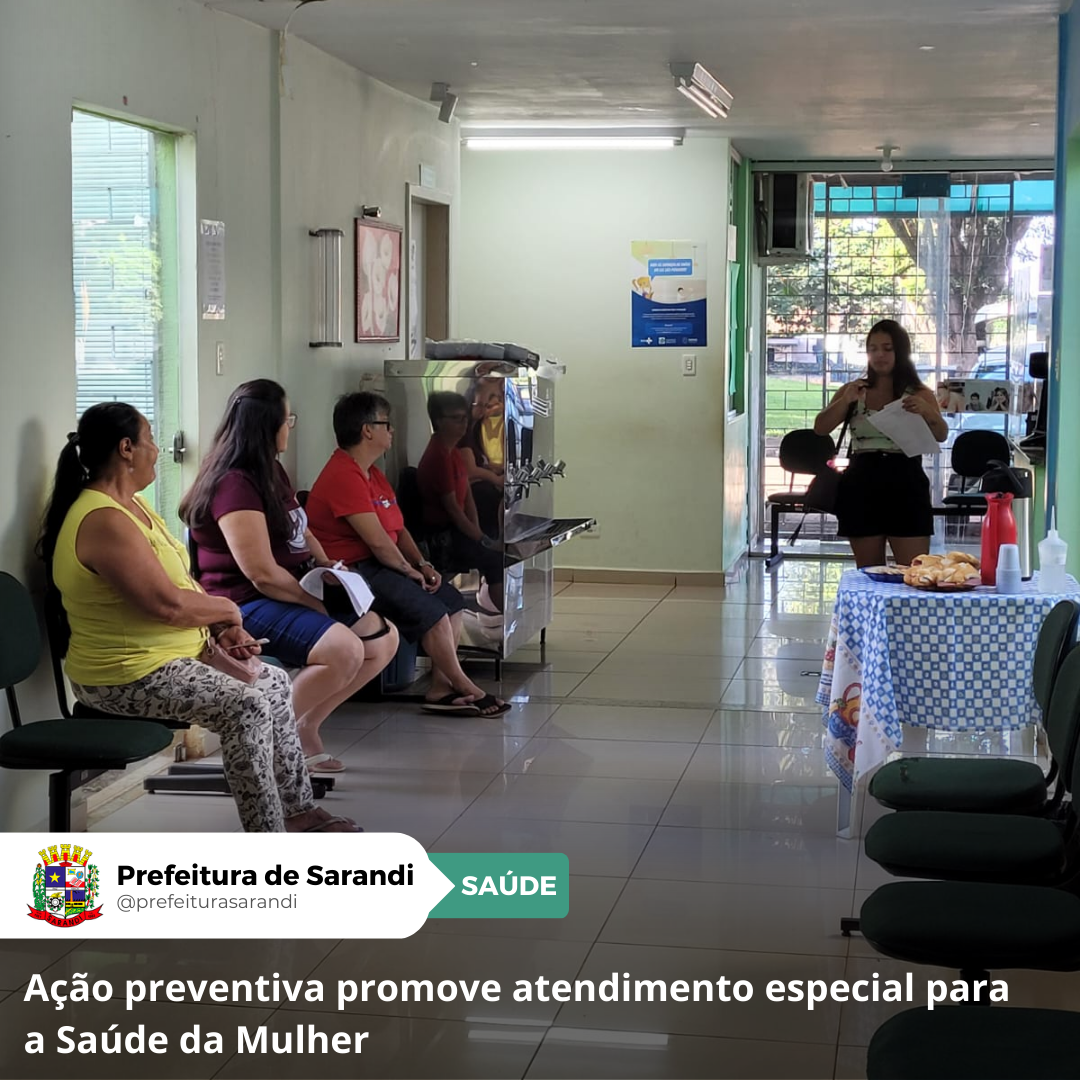 Ação preventiva promove atendimento especial para a Saúde da Mulher
